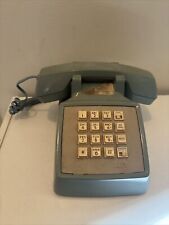 1986 Vintage AT&T Tradicional 100 Azul Botão Telefone Mesa de Mesa com Fio comprar usado  Enviando para Brazil