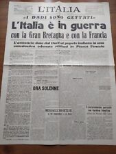 Italia giugno 1940 usato  Castellammare Di Stabia