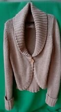 Strickjacke beige gr gebraucht kaufen  Waldkraiburg