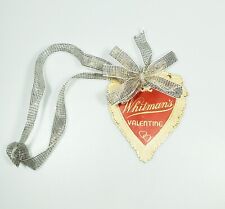 Tarjeta y arco vintage caja de San Valentín chocolate publicidad oro rojo años 30 segunda mano  Embacar hacia Argentina