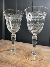 pall mall etched glasses for sale  HEATHFIELD