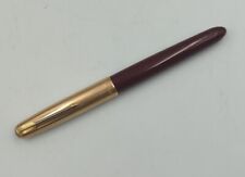 Vintage Burgundy Parker '51' w/ 12ct Rolled Gold Cap for sale  Shipping to South Africa