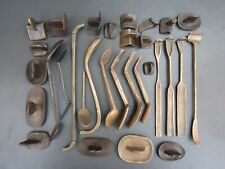 31 vintage sand moulding casting foundry iron & brass old tools for sale  Shipping to South Africa