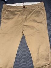 Pantalones para hombre Hollister Epic Flex ajustados chinos marrones 34x32  segunda mano  Embacar hacia Mexico