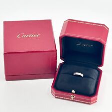 Usado, Auténtico Mini Anillo de Amor Cartier 750WG K18 #49 con Caja/Caja Exterior #2 segunda mano  Embacar hacia Mexico