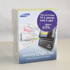   Teléfono celular internacional de prepago Samsung Chat 350 - CAJA ABIERTA   segunda mano  Embacar hacia Argentina