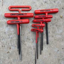Conjunto de 7 peças Craftsman Red T-Handle Hex Torx #46545, usado comprar usado  Enviando para Brazil