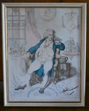 A Voluptuary Under the Horrors of Digestion by James Gillray - Print in Frame for sale  NOTTINGHAM