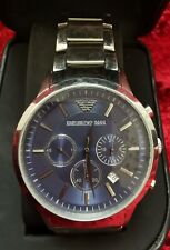 Relógio de pulso masculino Emporio Armani Classic AR2448 mostrador azul aço inoxidável, 43 comprar usado  Enviando para Brazil