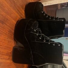 gothic platform boots demonia for sale  Brooklyn