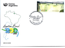 #75291 ARGENTINA 2023 DIPL RELACIONES BRASIL 200°ANIV PARQUE CASCADAS IGUAZÚ FDC segunda mano  Argentina 