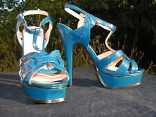 blu vernice sandalo usato  Castiglione Tinella