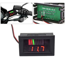 Indicador de nível de bateria de carro 12V-72V bateria de lítio LED testador voltímetro* comprar usado  Enviando para Brazil
