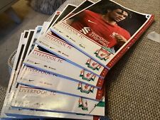 Liverpool home programmes for sale  BINGLEY