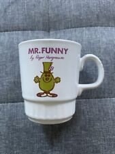 Used, Vintage MR. MEN 'MR FUNNY’ Small Cup/Mug 1970’s by Kiln Craft - Roger Hargreaves for sale  BROADSTAIRS