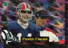 1993 PRO SET POWER UPDATE JIM KELLY/FRANK REICH POWER COMBO PRISM #PC3 segunda mano  Embacar hacia Argentina