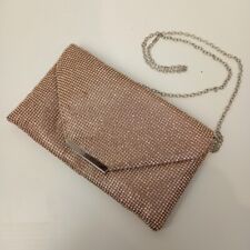 New Look Clutch Bag Womens Champagne Diamante Detachable Shoulder Strap -WRDC for sale  Shipping to South Africa