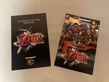 Usado, Cartões postais promocionais australianos 1998 N64 Legend of Zelda Ocarina of Time (ambos) comprar usado  Enviando para Brazil