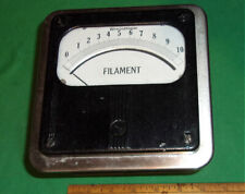 Usado, Voltímetro de filamento analógico grande 6 1/2 polegadas Westinghouse 0-10 funcionando! (Década de 1930 comprar usado  Enviando para Brazil