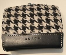 Coach houndstooth plaid for sale  Bedford