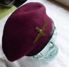 Maroon red beret for sale  LINCOLN
