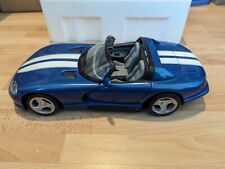 Anson 1:12 Dodge Viper RT 10 azul com faixa branca de corrida, vendedor dos EUA comprar usado  Enviando para Brazil