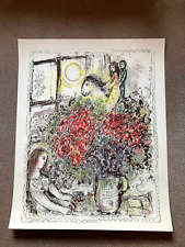 Chagall print chevauchee for sale  LONDON