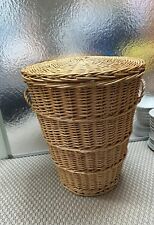 Wicker laundry basket for sale  LONDON