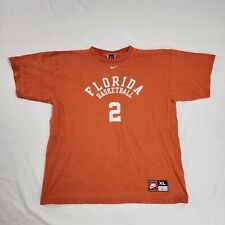 NIKE Vintage Florida Gators Basketball T Shirt #2  XL   Swoosh Y2K Cracking  for sale  Shipping to South Africa
