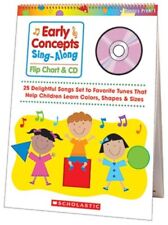 Early Concepts Sing-Along flip chart e CD: 25 músicas deliciosas conjunto para favoritos... comprar usado  Enviando para Brazil