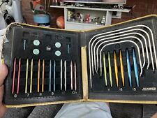 Used, VINTAGE BOYE Needle Master Kit SR Circular Knitting Needle Set In Vinyl Case for sale  Foley