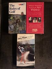 Gary Player On Golf Harvey Penick’s Little Red Video The Rules Of Golf 3 VHS for sale  Shipping to South Africa