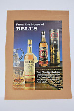 Vintage Bell's Scotch Whisky Pubblicità Stampa Dufftown Glenlivet " segunda mano  Embacar hacia Argentina