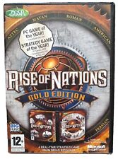 RISE OF Nations Gold Edition - PC CD INC. THRONES & PATRIOTS - 2004 RTS STRATEGY comprar usado  Enviando para Brazil