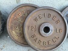 Vintage weider barbell for sale  Hesston