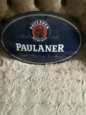 Paulaner beer sign for sale  WAKEFIELD