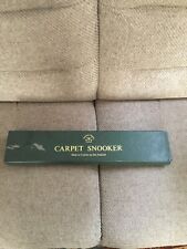 Vintage carpet snooker for sale  SOUTHPORT