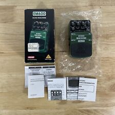 Used, Behringer EM600 Echo Machine Guitar Effect Pedal With Box EXCELLENT CONDITION for sale  Shipping to South Africa