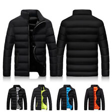 Chaqueta de plumón para hombre informal deportes invierno cálido con cremallera abrigo de pan suelto, usado segunda mano  Embacar hacia Mexico