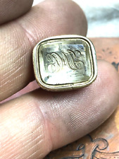 ANTIQUE GEORGIAN ROLLED GOLD FOB SEAL / PENDANT 1820S CITRINE for sale  Shipping to South Africa