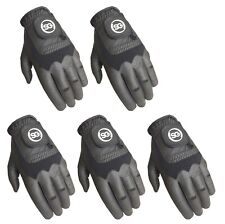 Guantes de golf SG para hombre negros todo clima Cabretta cuero parche palma y pulgar segunda mano  Embacar hacia Argentina