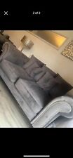 Seater grey studded for sale  CHESTERFIELD