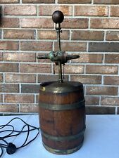 Wooden barrel lamp for sale  Melbourne