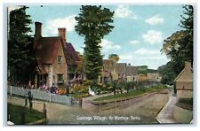 Postcard lockinge village for sale  TEWKESBURY