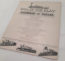 Vintage railroads parade for sale  Capron