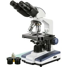 AmScope 40X-2500X Led Laboratório Microscópio Binocular composto com 3D-Stage, usado comprar usado  Enviando para Brazil