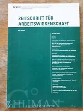 Zeitschrift arbeitswissenschaf gebraucht kaufen  Düsseldorf