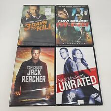 Filme de Ação Lote de 4 - Reacher MI Smith Pitt Cruise Costner Factory DVDs selados comprar usado  Enviando para Brazil