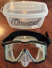 XS Scuba Fusion Mask Tempered w/ Cressi Plastic Case - Snorkeling, Scuba Diving for sale  Shipping to South Africa