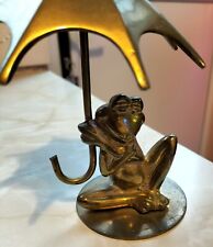 Brass frog vintage for sale  CARTERTON